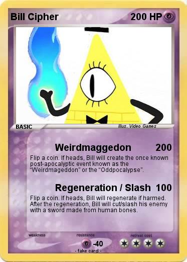 Pokemon Bill Cipher