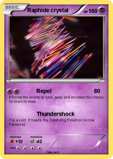 Pokemon Raphide crystal