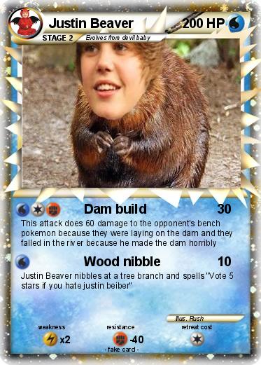 Pokemon Justin Beaver