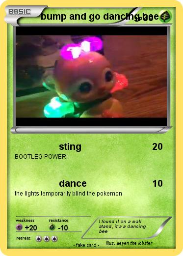 Pokemon bump and go dancing bee