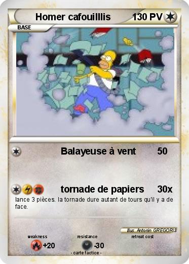 Pokemon Homer cafouilllis