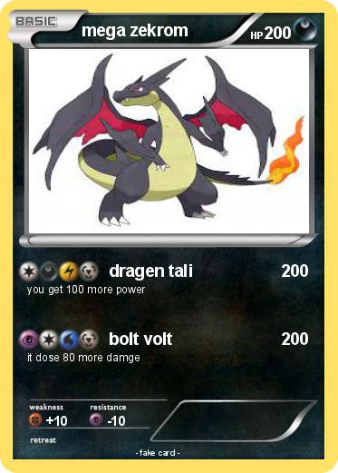 Pokemon mega zekrom