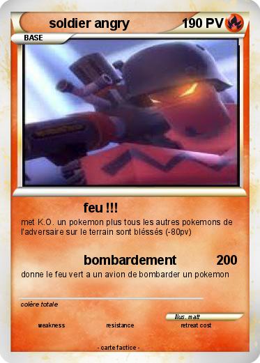 Pokemon soldier angry