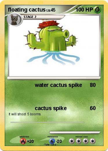 Pokemon floating cactus