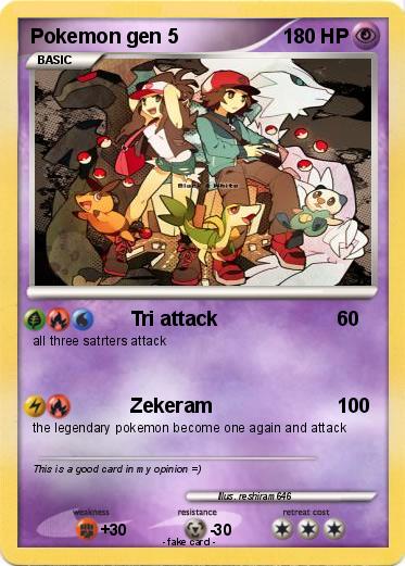 Pokemon Pokemon gen 5