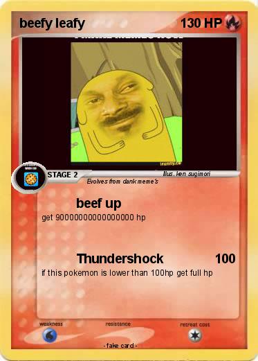 Pokemon beefy leafy