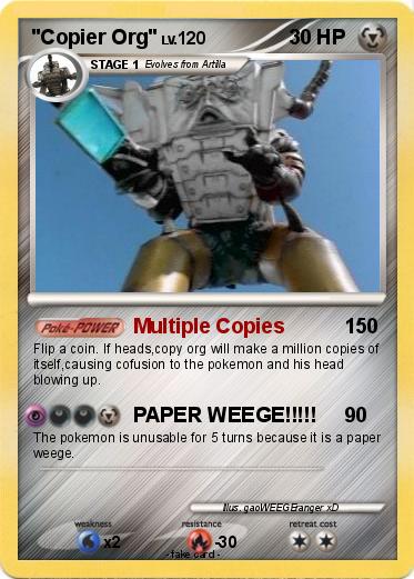 Pokemon "Copier Org"