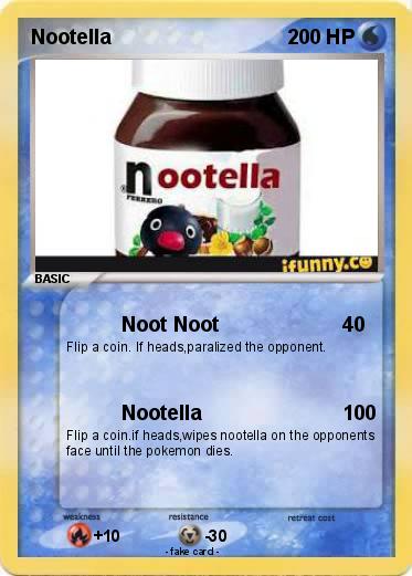 Pokemon Nootella
