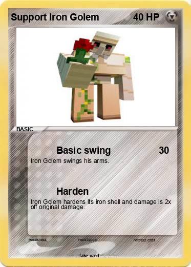 Pokemon Support Iron Golem