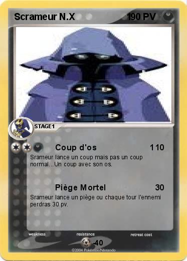 Pokemon Scrameur N.X                    1