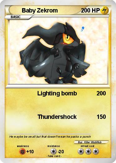Pokemon Baby Zekrom