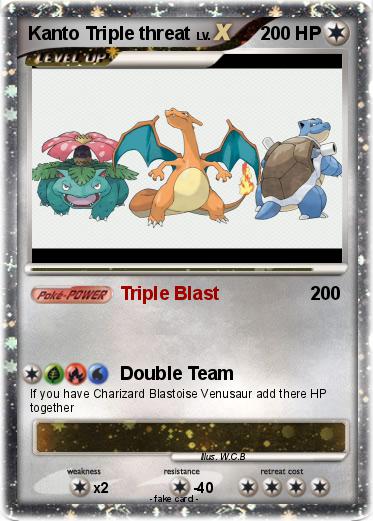 Pokemon Kanto Triple threat