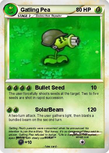 Pokemon Gatling Pea