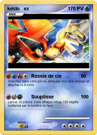 Pokemon keldo   ex