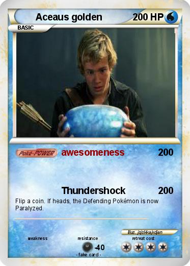 Pokemon Aceaus golden