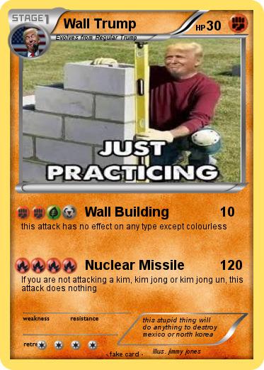 Pokemon Wall Trump