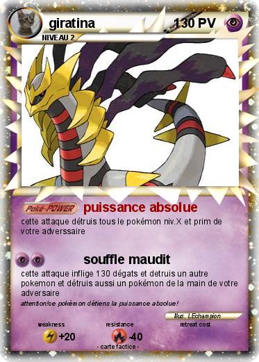 Pokemon giratina                      1