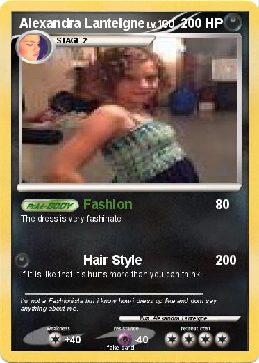 Pokemon Alexandra Lanteigne