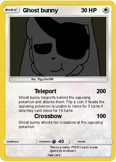 Pokemon Ghost bunny