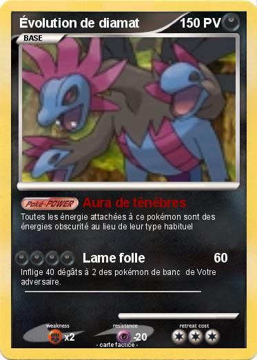 Pokemon Évolution de diamat