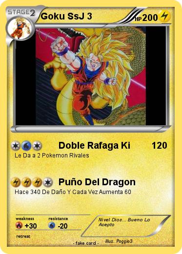 Pokemon Goku SsJ 3