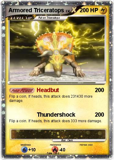 Pokemon Armored Triceratops