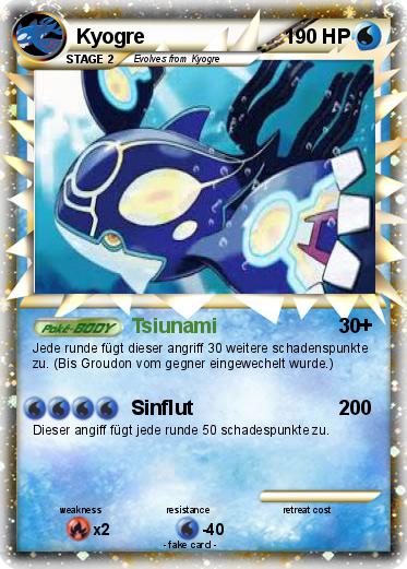 Pokemon Kyogre