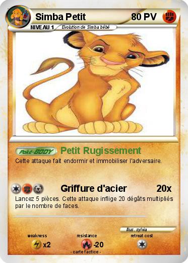 Pokemon Simba Petit