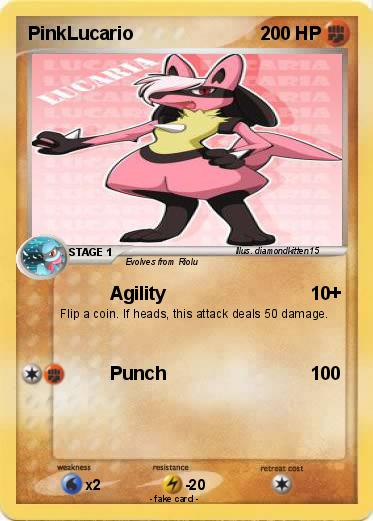 Pokemon PinkLucario