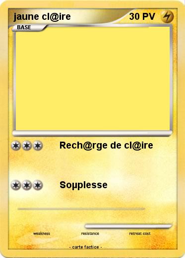 Pokemon jaune cl@ire
