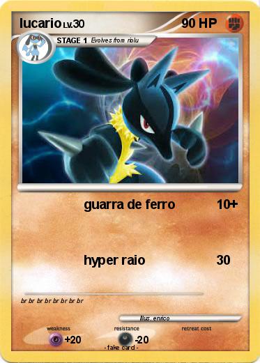 Pokemon lucario