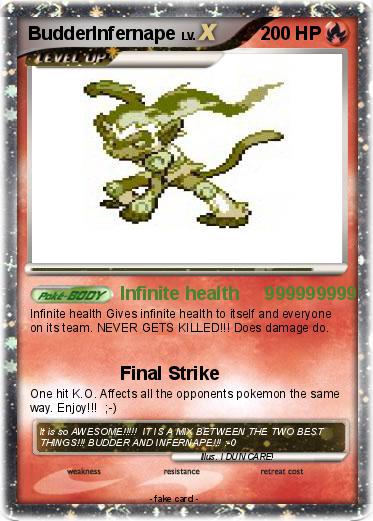 Pokemon BudderInfernape