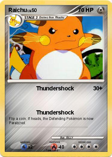 Pokemon Raichu