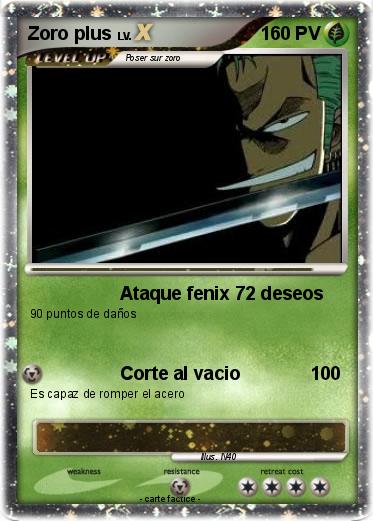Pokemon Zoro plus