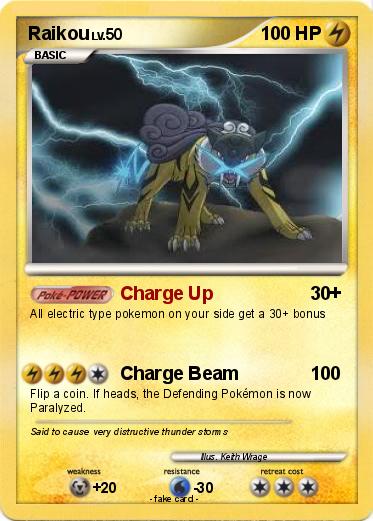 Pokemon Raikou