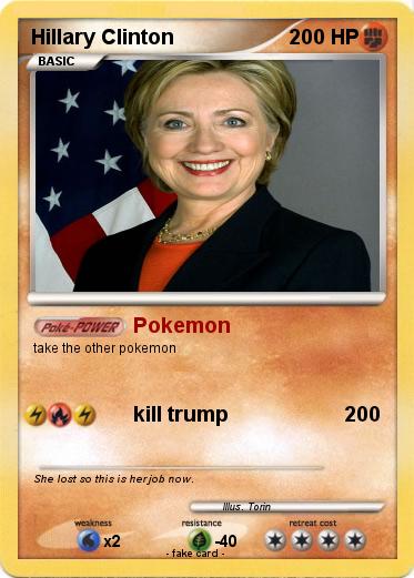 Pokemon Hillary Clinton