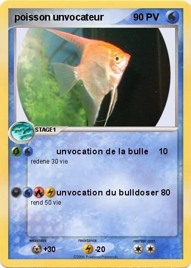 Pokemon poisson unvocateur