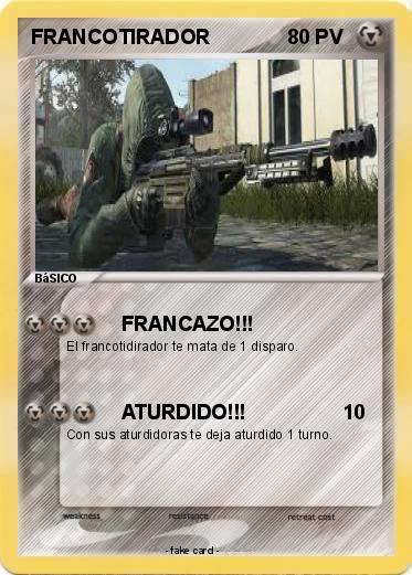 Pokemon FRANCOTIRADOR