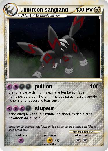 Pokemon umbreon sangland