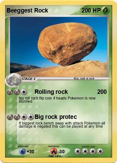 Pokemon Beeggest Rock
