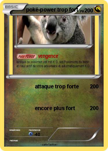 Pokemon poké-power trop fort