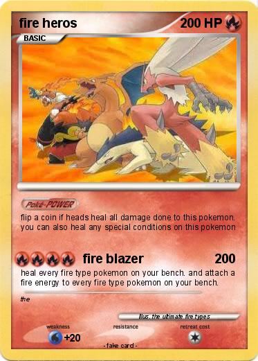 Pokemon fire heros