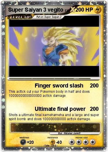 Pokemon Super Saiyan 3 vegito