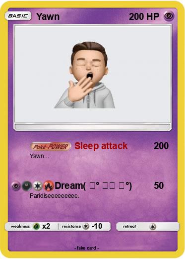 Pokemon Yawn