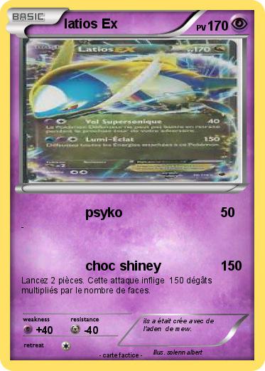 Pokemon latios Ex
