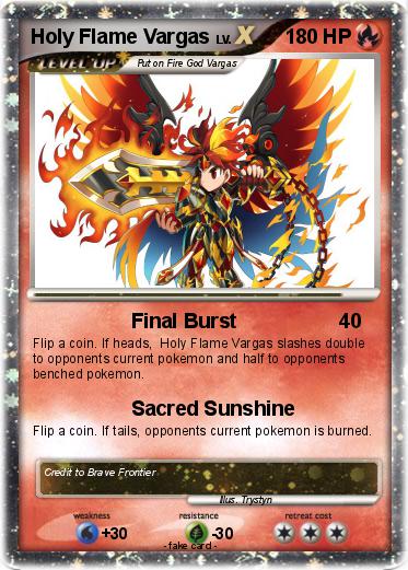 Pokemon Holy Flame Vargas
