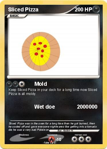 Pokemon Sliced Pizza