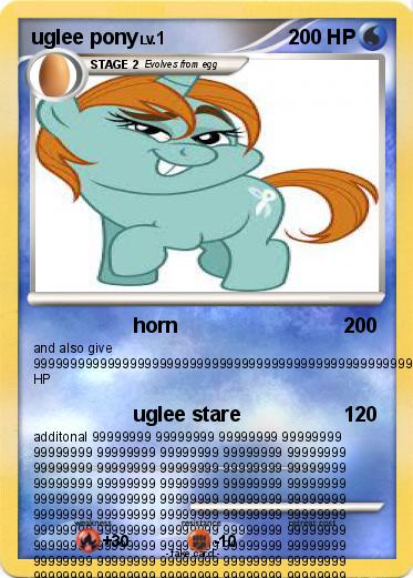 Pokemon uglee pony
