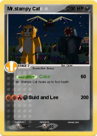 Pokemon Mr.stampy Cat