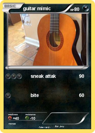 Pokemon guitar mimic
